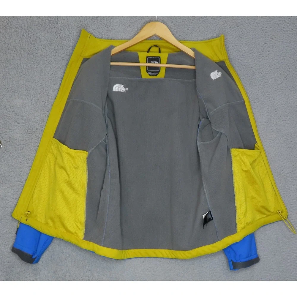 The‎ North Face Windstopper Softshell Jacket Blue Full Zip Fleece Lined Large